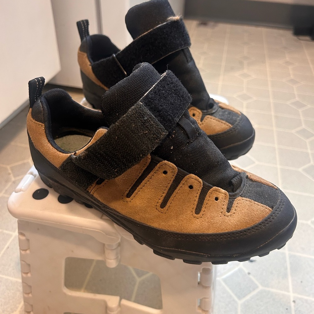 Shimano Black and Tan Athletic Shoes